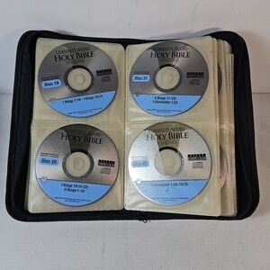 Partial Complete Audio Holy Bible KJV 60 CD Set Jon Sherberg James Earl Jones TO